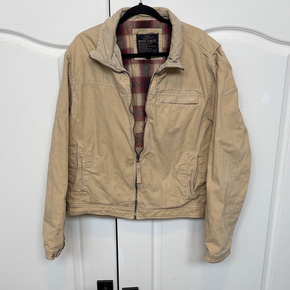 Nautica Men's Beige Field Jacket